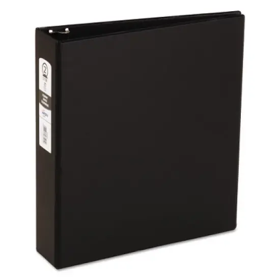 Avery Economy Non-View Binder with Round Rings, 3 Rings, 2" Capacity, 11 x 8.5, Black, (3501) image {7}