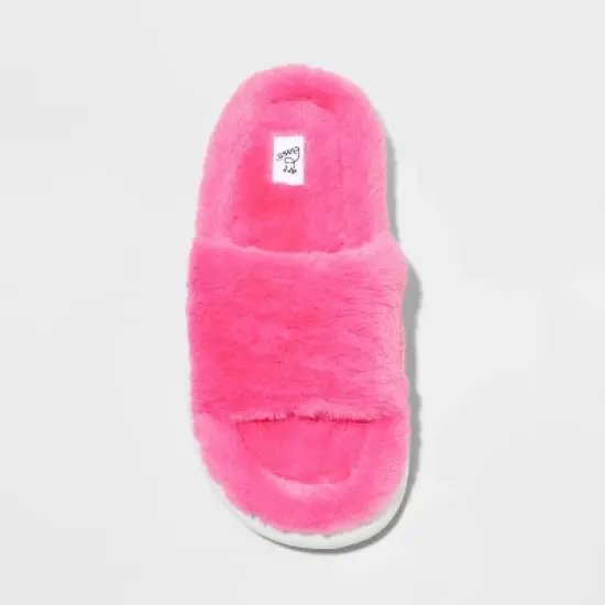 Kids' Tasha Platform Slide Slippers - art class&trade; Hot Pink image {2}