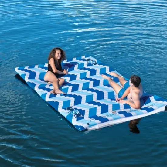 WOW Floating Water Walkway - Blue Chevron image {4}