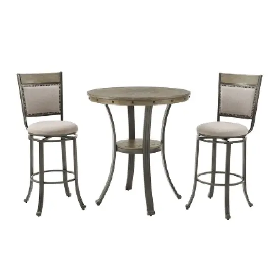 3pc Angelo Pub Dining Set - Powell Company image {15}