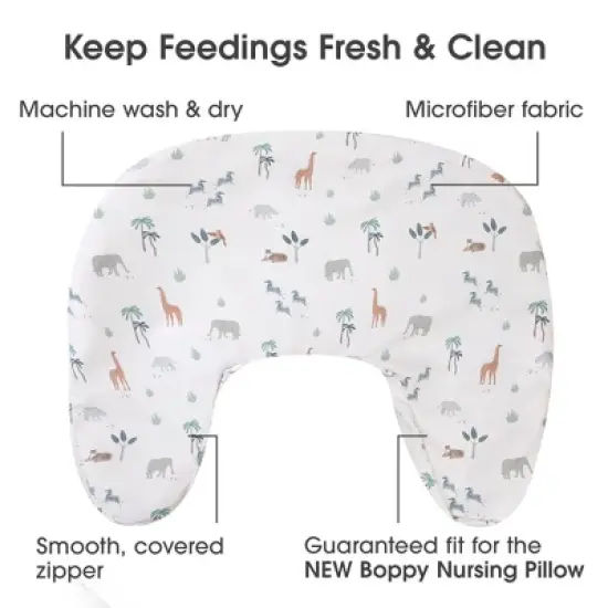 Boppy Nursing Pillow Cover - Sand Safari image {2}