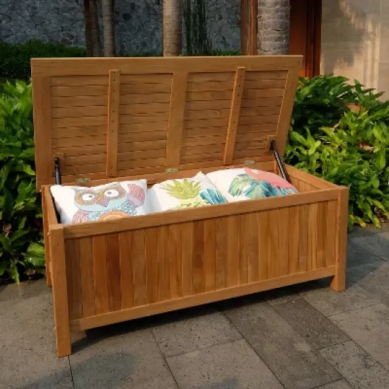 Sherwood Teak Storage - Light Brown - Cambridge Casual image {3}