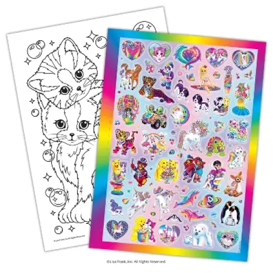 Lisa Frank 224 Page Coloring & Activity Book image {2}