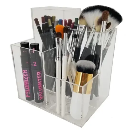 OnDisplay Sky Rotating Acrylic Cosmetic/Makeup Organizer Tray image {4}