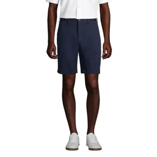 Lands' End Men's Big 9" Traditional Fit No Iron Chino Shorts image {3}