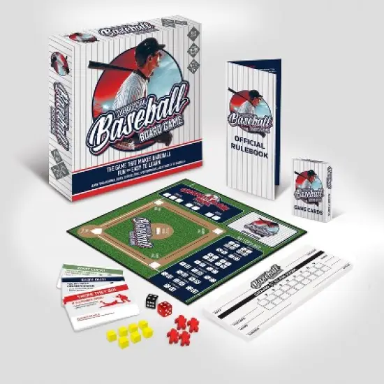 The Official Baseball Board Game - Classic Family Fun for 2-8 Players, Ages 7+ image {2}