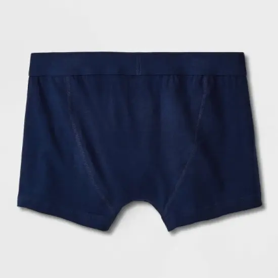 Men's Floral Leaf Print Trunks 2pk - Goodfellow & Co&trade; Blue/Orange image {1}