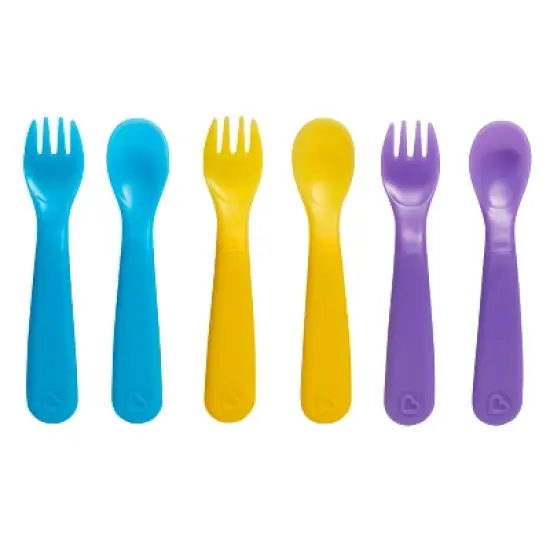 Munchkin ColorReveal Color Changing Toddler Forks and Spoons - 6pk image {3}