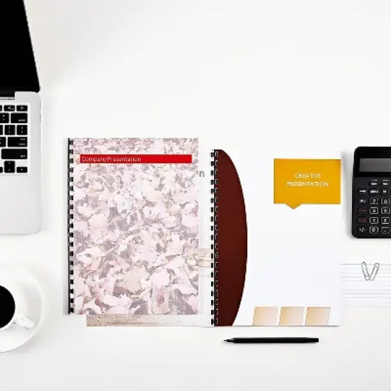 MyOfficeInnovations Plastic Comb Binding Spines 1/4" Diameter 20 Sheets 100 Pack Black 449261 image {2}