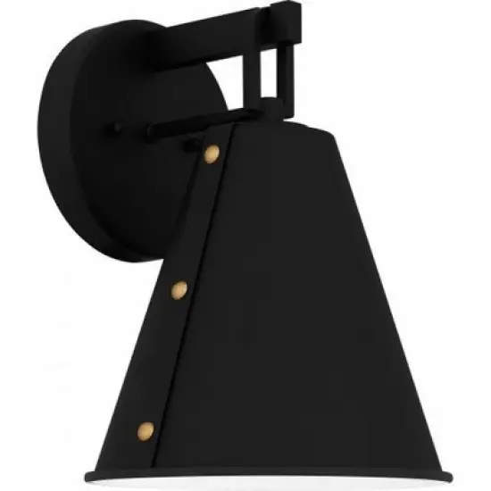 Quoizel Lighting Hyde 1 - Light Sconce in  Matte Black image {3}