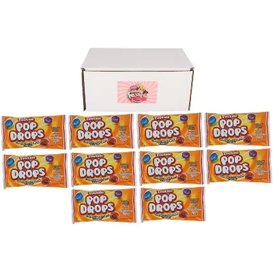 Tootsie Pop Drops Variety of Flavors (Chocolate, Cherry, Blue Raspberry, Orange, Grape) (Pack of 10) image {4}