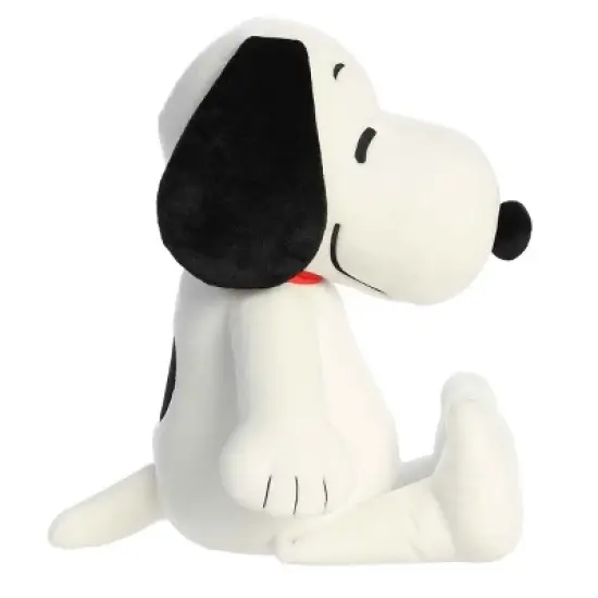 Aurora X-Large Jumbo Floppy Snoopy Peanuts Adorable Stuffed Animal White 33" image {3}