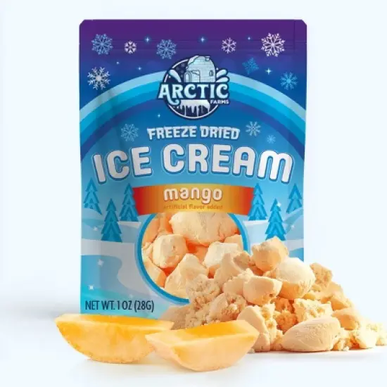 Arctic Farms Freeze Dried Ice Cream That Does Not Melt (Bits) (Mango) image {6}