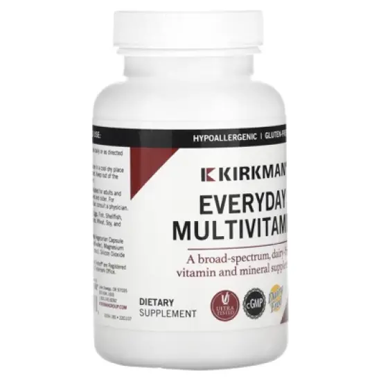 Kirkman Labs Everyday Multivitamin, 180 Capsules image {3}