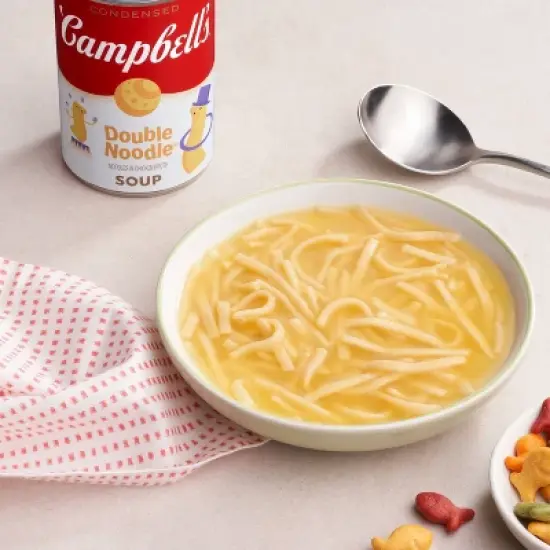 Campbell's Condensed Double Noodle Soup - 10.5oz image {1}