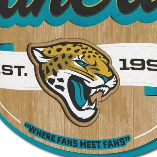 NFL Jacksonville Jaguars Fan Cave Sign image {3}