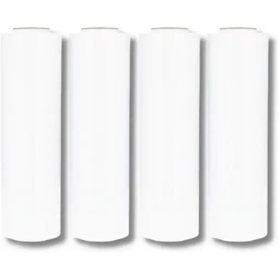 PSBM 4 Rolls Dark White 15 in. x 1500 Ft. 80 Gauge Cast Hand Pallet Stretch Wrap image {2}