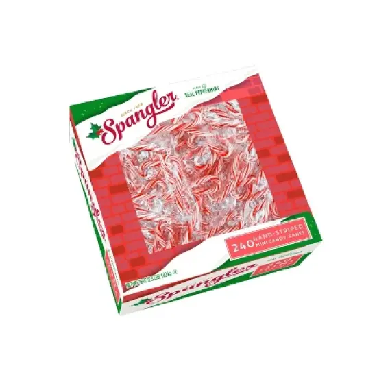 Spangler Mini Peppermint Candy Canes - 240 Count Box image {2}