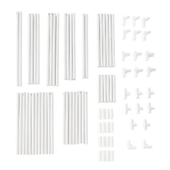 50-Inch Kitchen Playhouse Tent with 7-Piece Kitchen Cooking Set image {10}