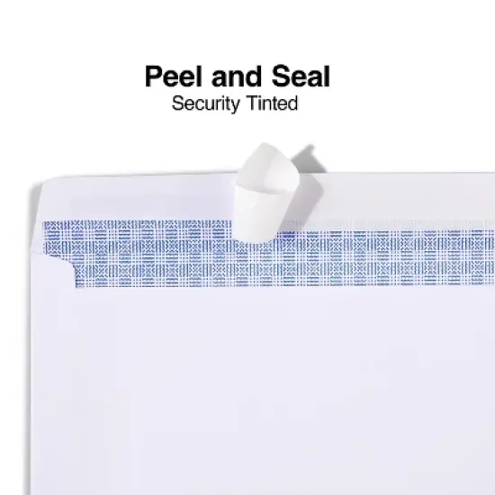 Staples Easy Close #10 Security-Tint Envelopes 100/Box (394057/19037) 50308 image {1}