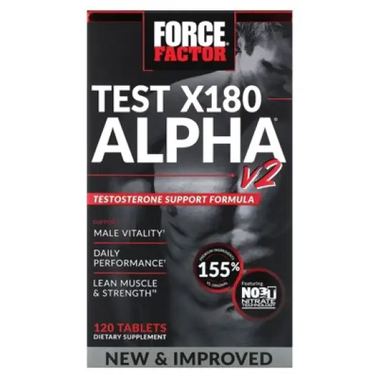 Force Factor Test X180 Alpha&reg; V2, 120 Tablets image {4}