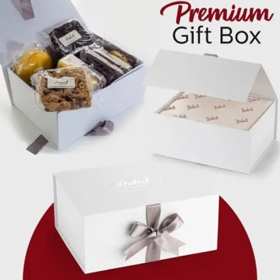 Dulcet Gift Baskets Fresh Baked Crumb Cake, Rugelah and Brownies Gift Baskets, Gourmet Sympathy Gift Baskets For Men, Father, Son, Husband and Friend image {5}