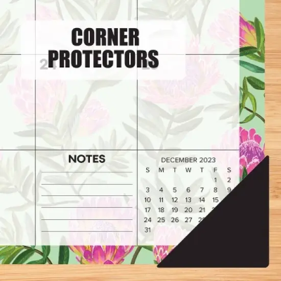 Willow Creek Press 2023-24 Academic Monthly Deskpad 22"x17" Bold Blooms image {3}