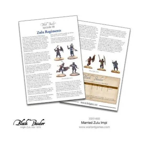 Married Zulu Impi Miniatures Box Set image {1}