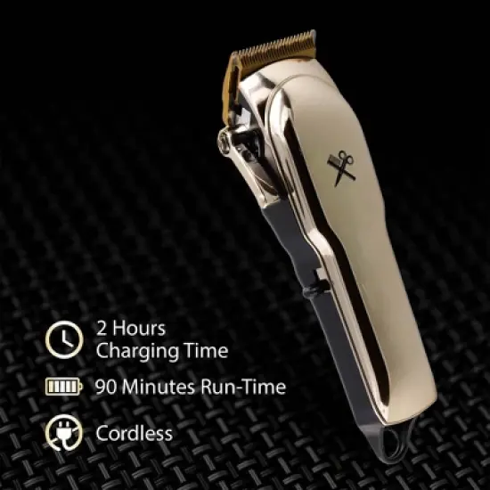 The Cutting Edge LCD Display Rechargeable Cordless Hair Clipper with Ceramic Coated Blades - 12ct image {1}