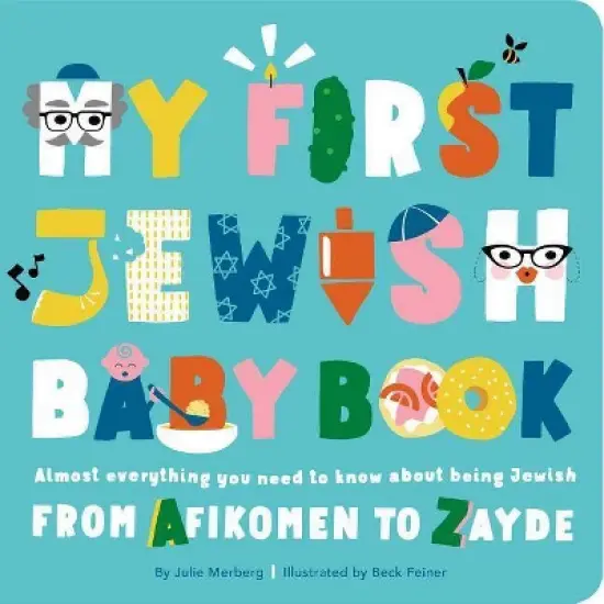 My First Jewish Baby Book - by  Julie Merberg (Board Book) image {1}