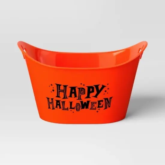 3L Plastic Happy Halloween Beverage Tub - Hyde and EEK! Boutique&trade; image {4}
