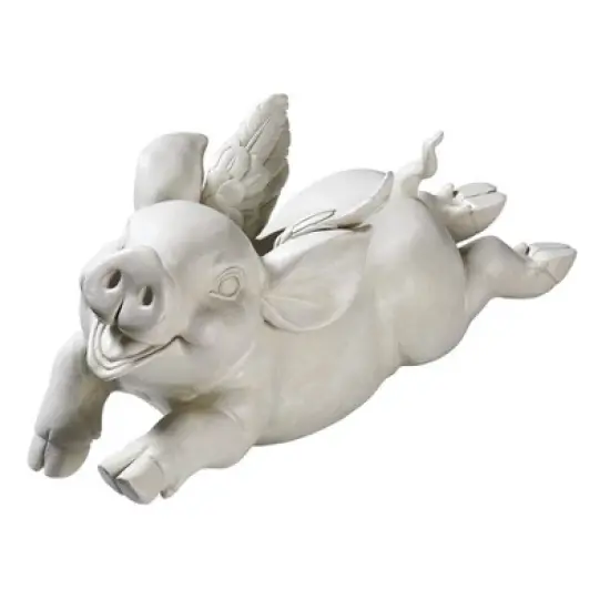 Design Toscano If Pigs Had Wings Sculpture image {1}