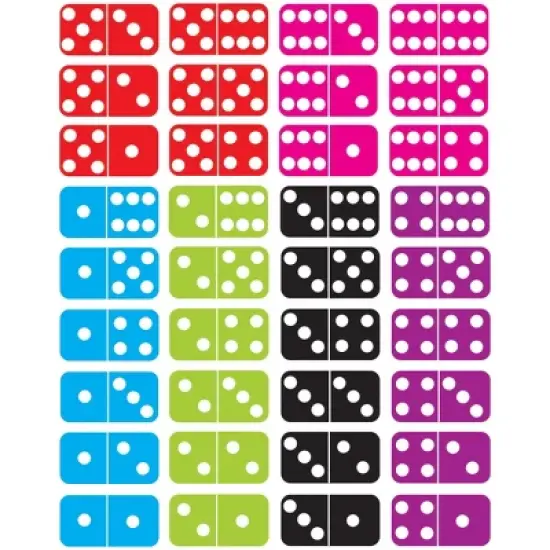 Ashley Productions Die-Cut Magnetic Dominoes, 36 Per Pack, 2 Packs image {1}
