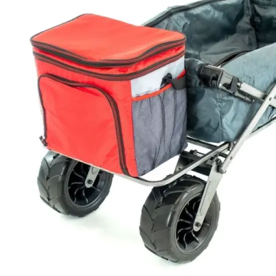 HOMLUX Push or Pull Folding Stroller Wagon with Canopy, 360&deg; Wheels, 150lbs Capacity image {3}