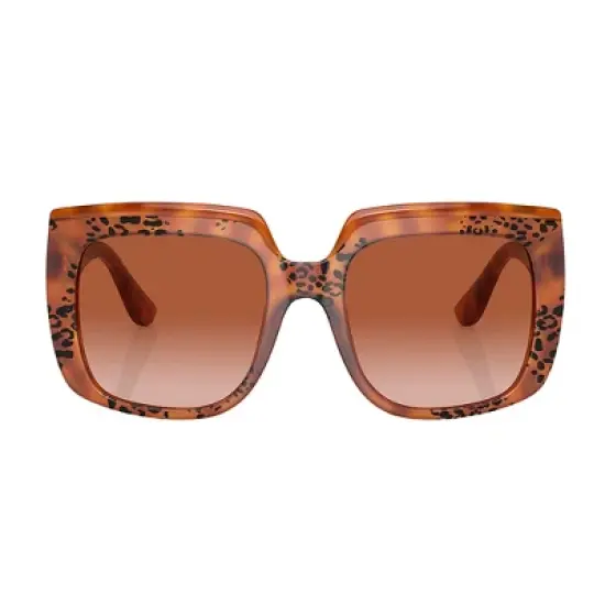 Dolce & Gabbana DG 4414 338013 Womens Square Sunglasses Havana 54mm image {1}