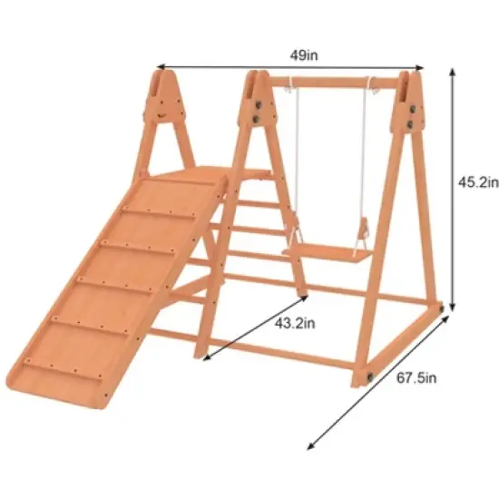 Avenlur Juniper - Real Wood Folding Playset For Indoor and Outdoor Use image {10}