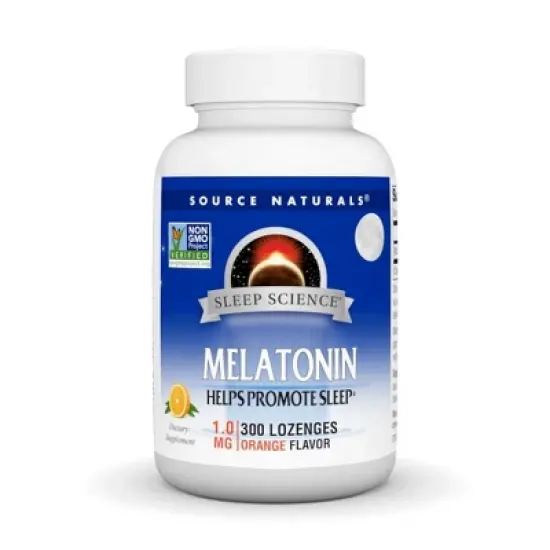 Sleep Science Melatonin 1 mg, Orange by Source Naturals, Inc.  -  300 Lozenge image {3}