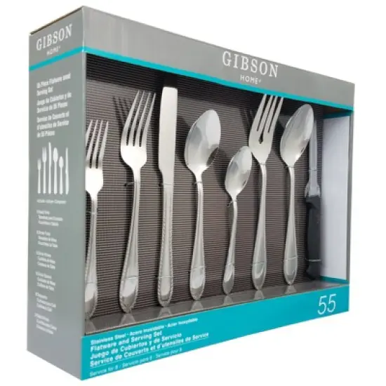 Gibson Wilmington Plus 55 Piece Flatware Set image {7}