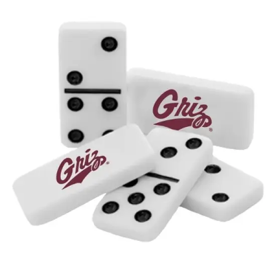 MasterPieces Officially Licensed NCAA Montana Grizzlies 28 Piece Dominoes Game for Adults image {2}