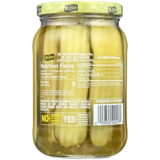 Mt. Olive Kosher Dill Sandwich Stuffers - Case of 6/16 fz image {2}