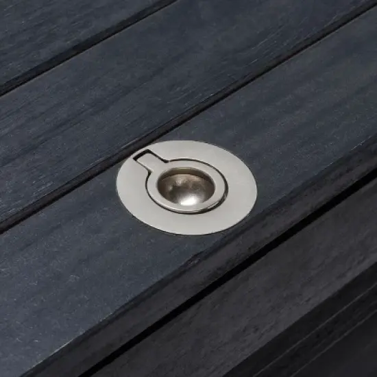 Elina 47.2 Inch L Outdoor Cushion Deck Box  - Safavieh image {4}