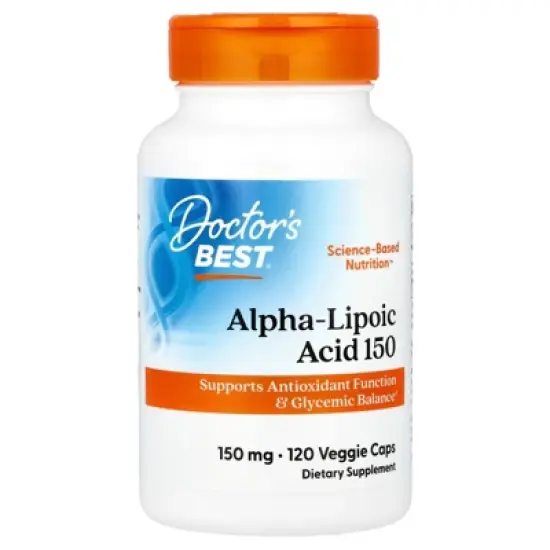 Doctor's Best Alpha-Lipoic Acid 150, 150 mg, 120 Veggie Caps image {4}