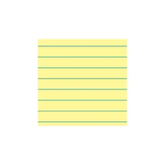 Ampad Double Sheets Pad Narrow/Margin Pad 8 1/2 x 11 3/4 Canary 100 Sheets 20246 image {2}