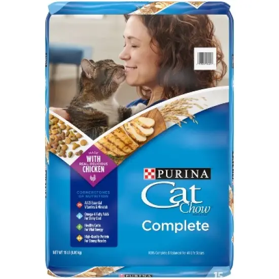 Purina Cat Chow Complete with Chicken Adult Dry Cat Food image {8}
