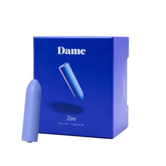 Dame Zee Travel-Sized Bullet Vibrator - Periwinkle image {9}