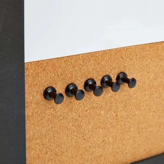 Juvale Message Center Bulletin Board, Magnetic Whiteboard, Chalkboard, Mail Holder, Corkboard, Key Hook image {7}