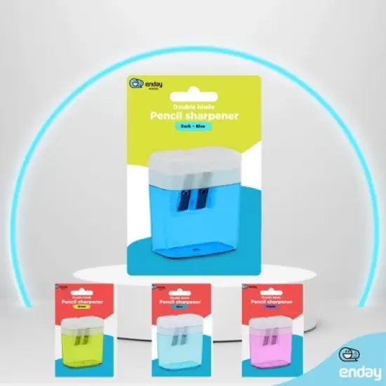 Enday 2-Hole Sharpener W/Recycle Bin image {3}
