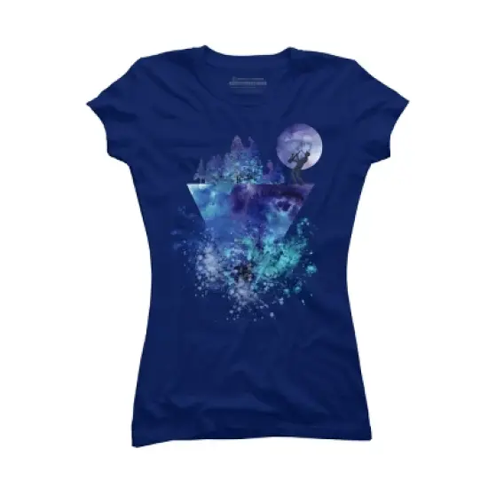 Junior's Design By Humans Play Music On The Edge By Maryedenoa T-Shirt image {6}