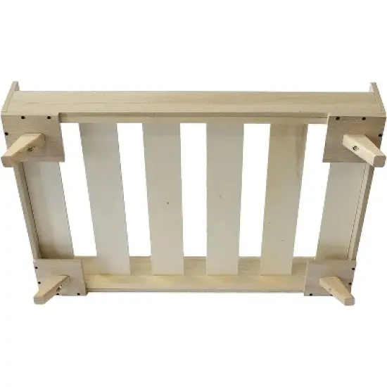 Midlee Raised Wooden Dog Bed Frame- Small image {2}