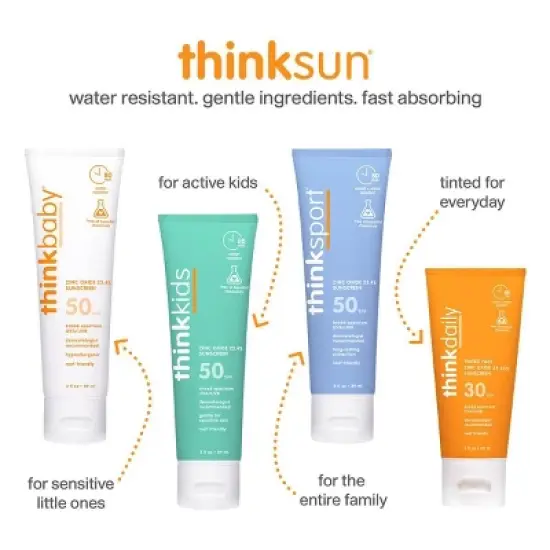 thinksport Mineral Sunscreen Stick - SPF 30 - 0.64oz image {3}